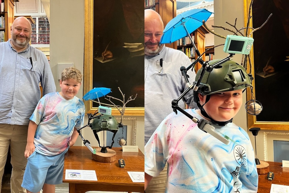 Ethan with his Decision Hat