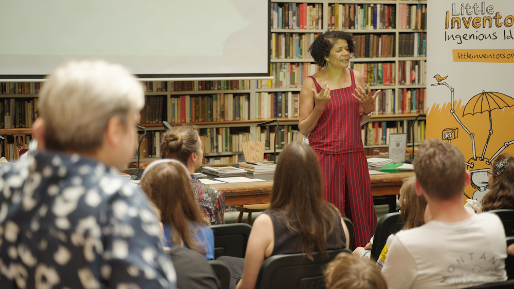 Chi Onwurah MP, Labour MP for Newcastle upon Tyne Central and West and Chair of the Science, Innovation and Technology committee, speaking at the exhibition opening