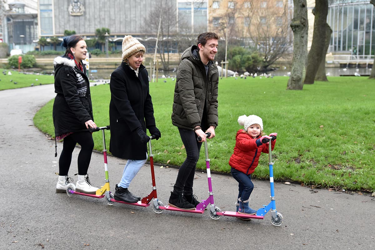 Forklaring modstand lidenskabelig Family scooter : Little Inventors