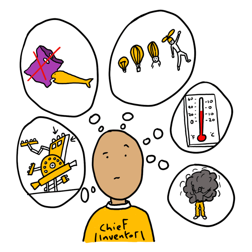 Chief Inventors thinking of ideas