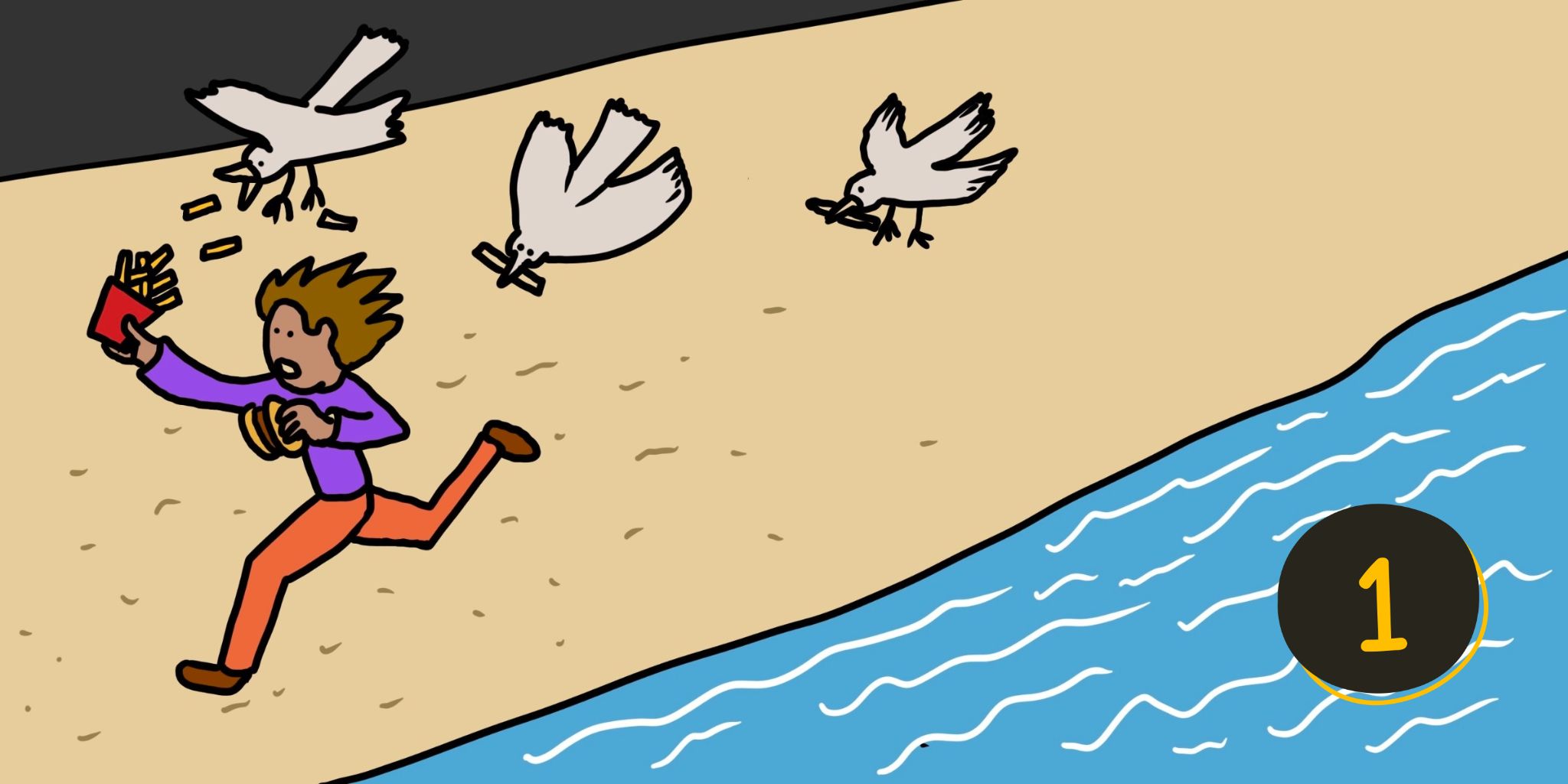 Seagull cartoon
