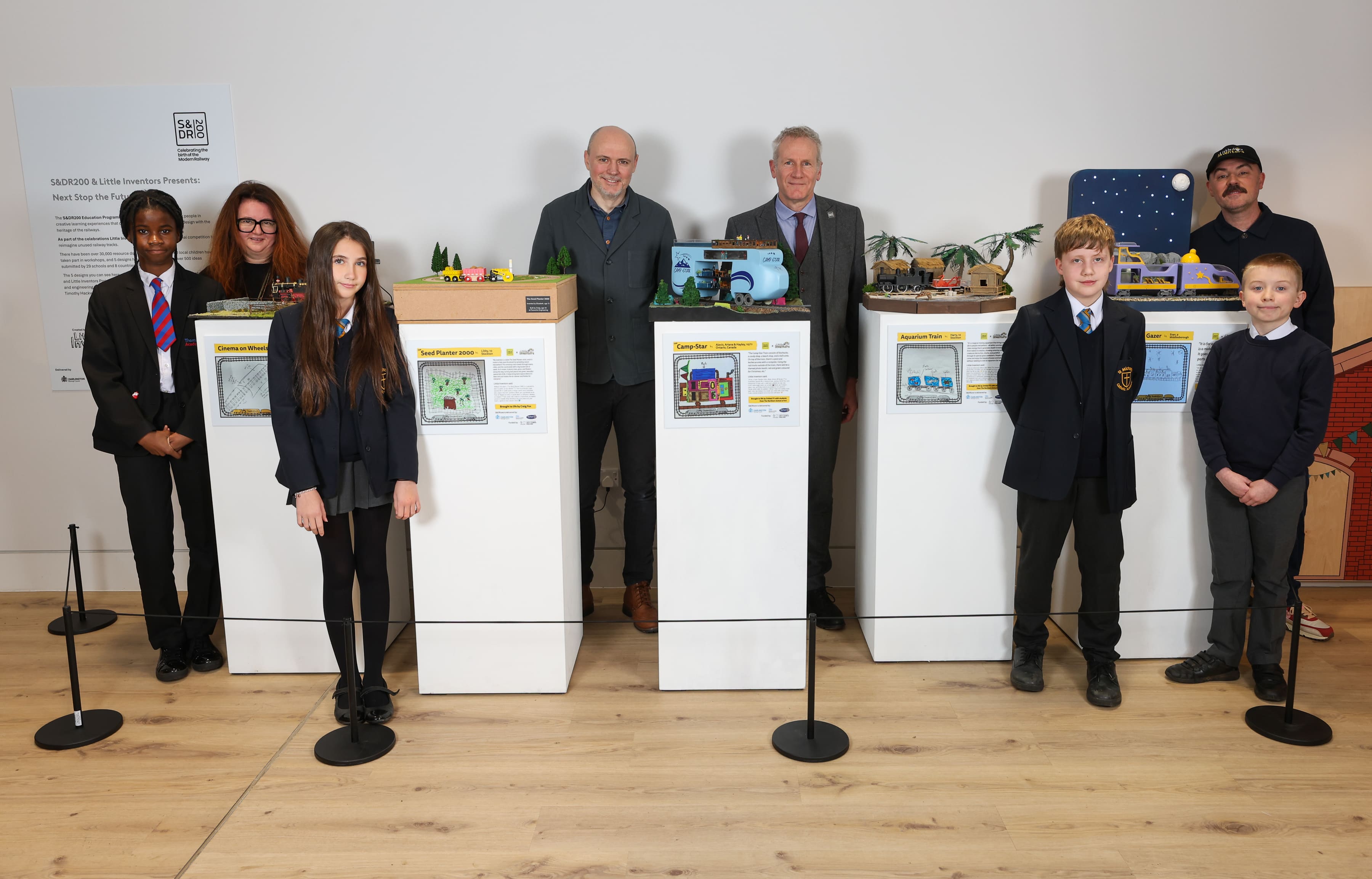 People at the exhibition